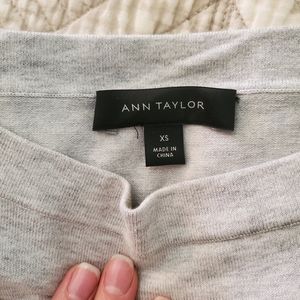 Ann Taylor light grey Sweatee